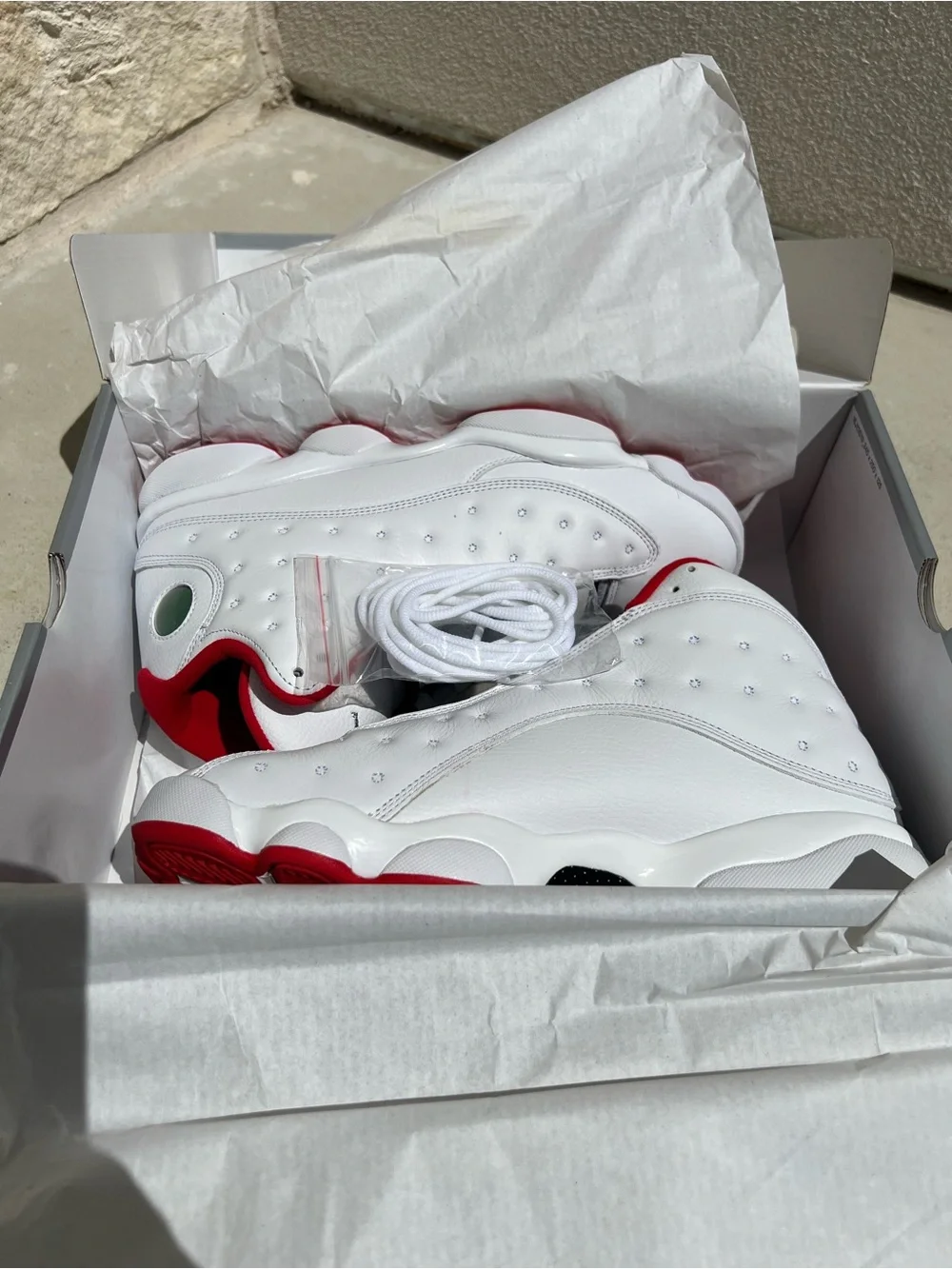 Air Jordan 13 Retro History of Flight White Red Size 10.5
